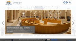 Desktop Screenshot of parlamento-larioja.org
